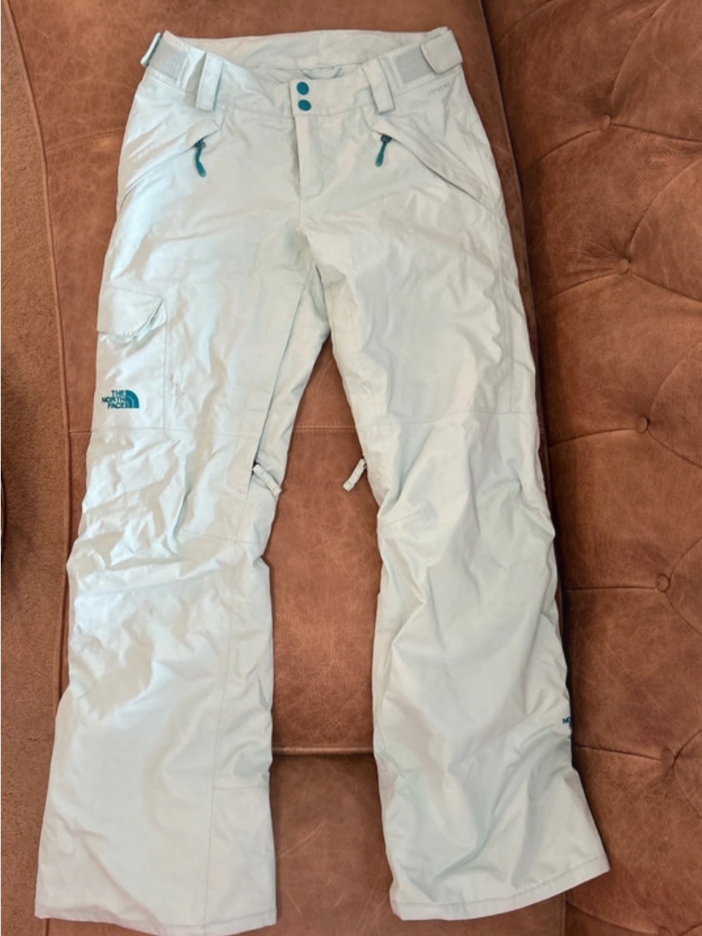 The North Face Women’s Pale Blue Mint Boot-Cut Snow Ski Pants